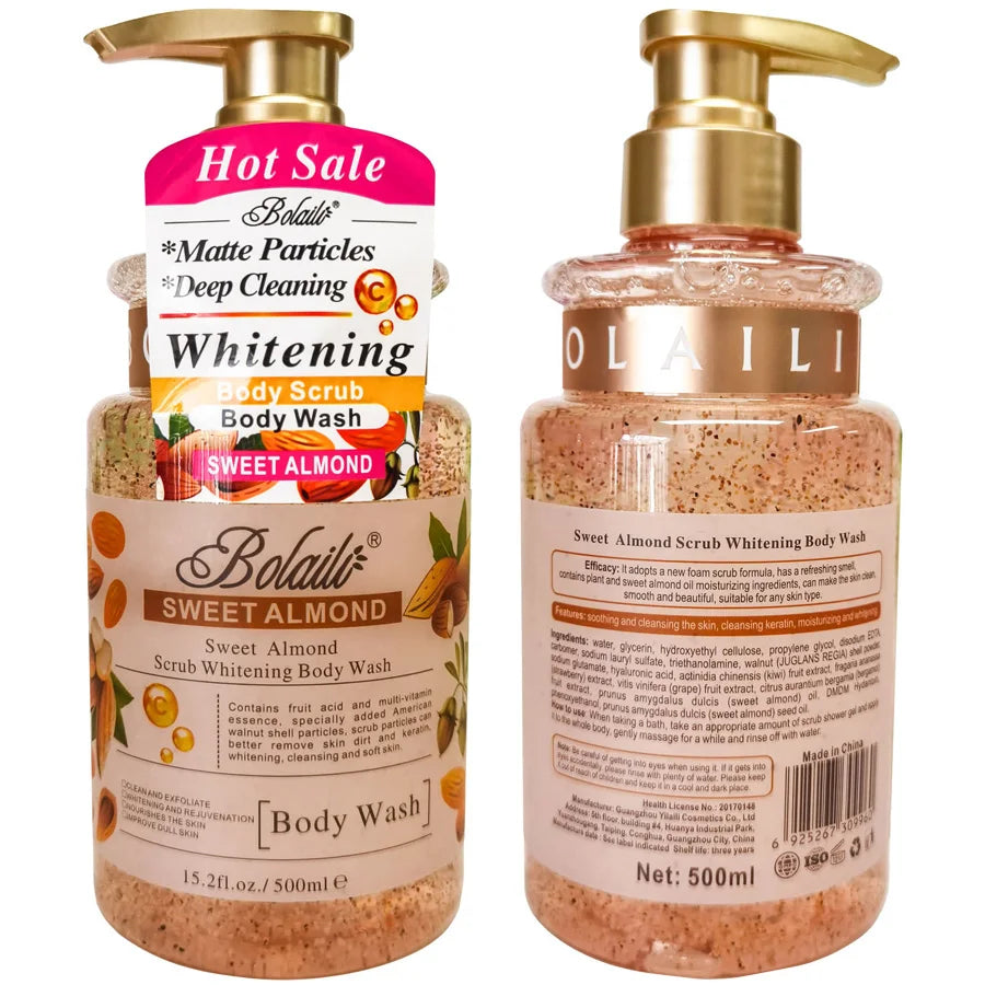 Exfoliating Almond Scrub Body Wash | Deep Clean & Moisturize