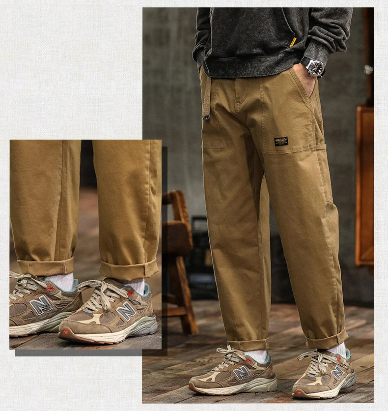 Men's Casual Cargo Pants | Comfortable Loose Fit Joggers