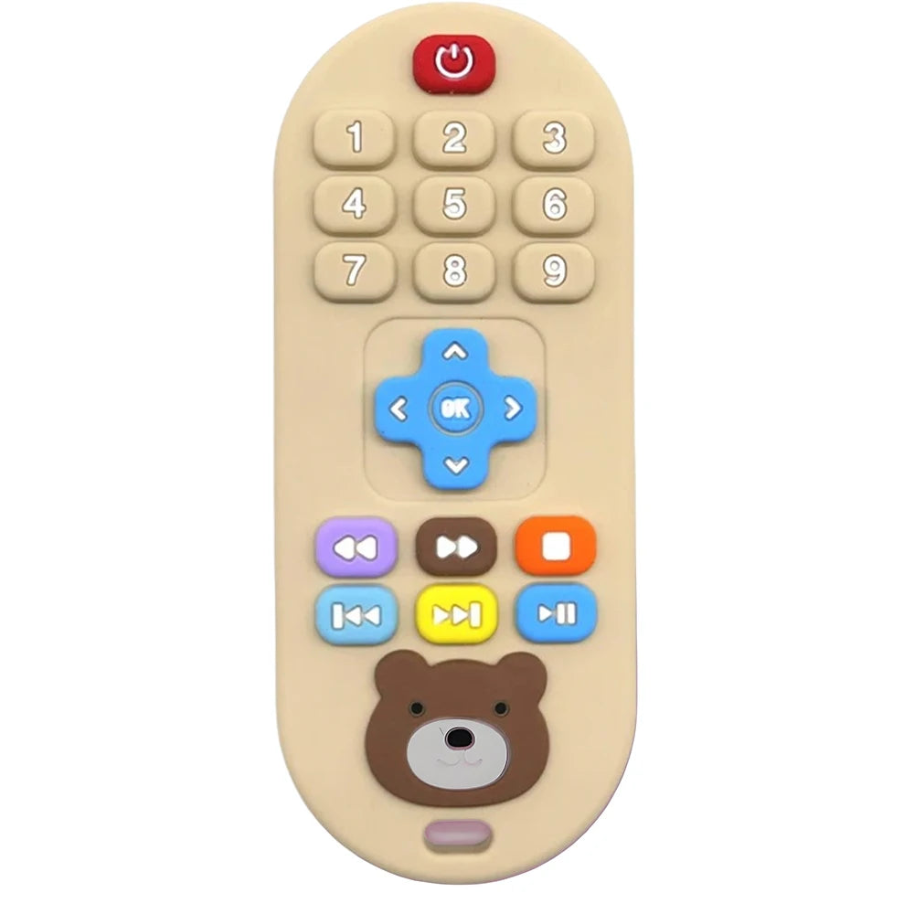 Children's Silicone Teething Remote Control Toy | Safe and Fun