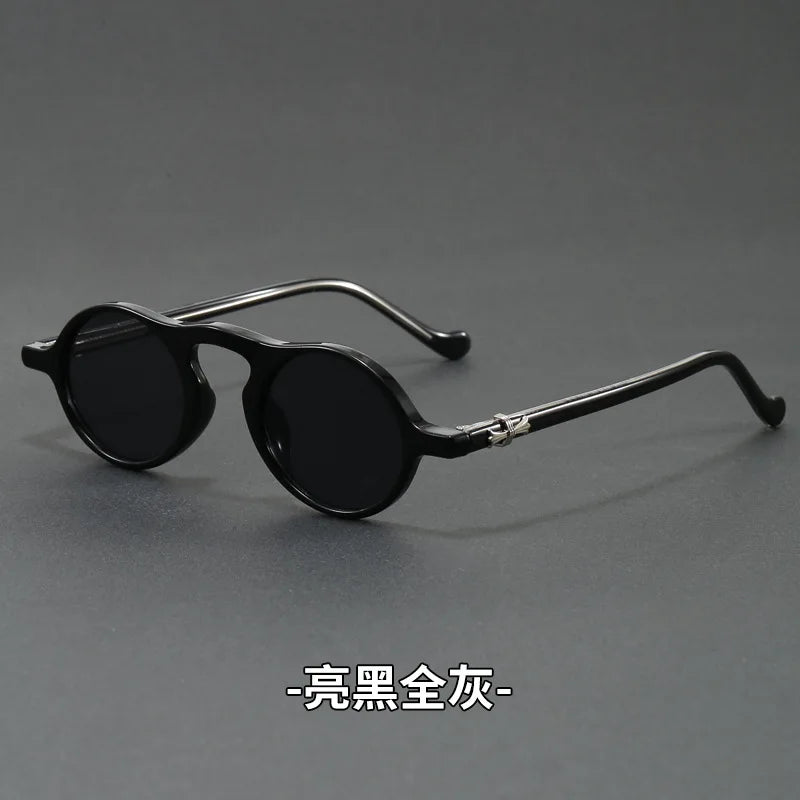 Vintage Round Sunglasses | Ultra-Light Oval Fashion Eyewear