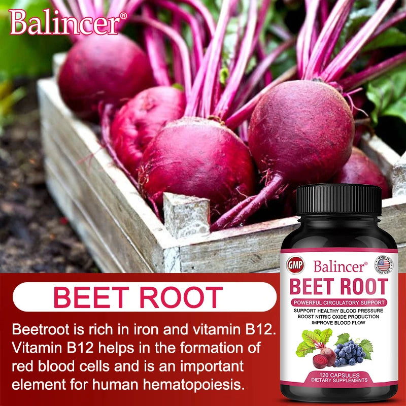 Beetroot Supplements for Heart Health & Optimal Wellness