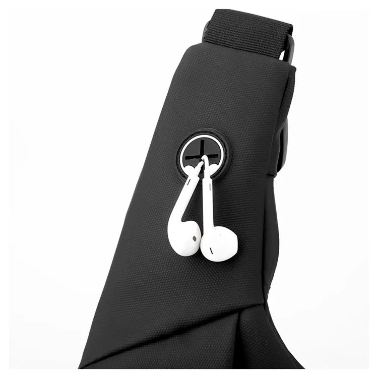 Small Sling Chest Bag for Men | Anti-Theft Mini Travel Shoulder Bag