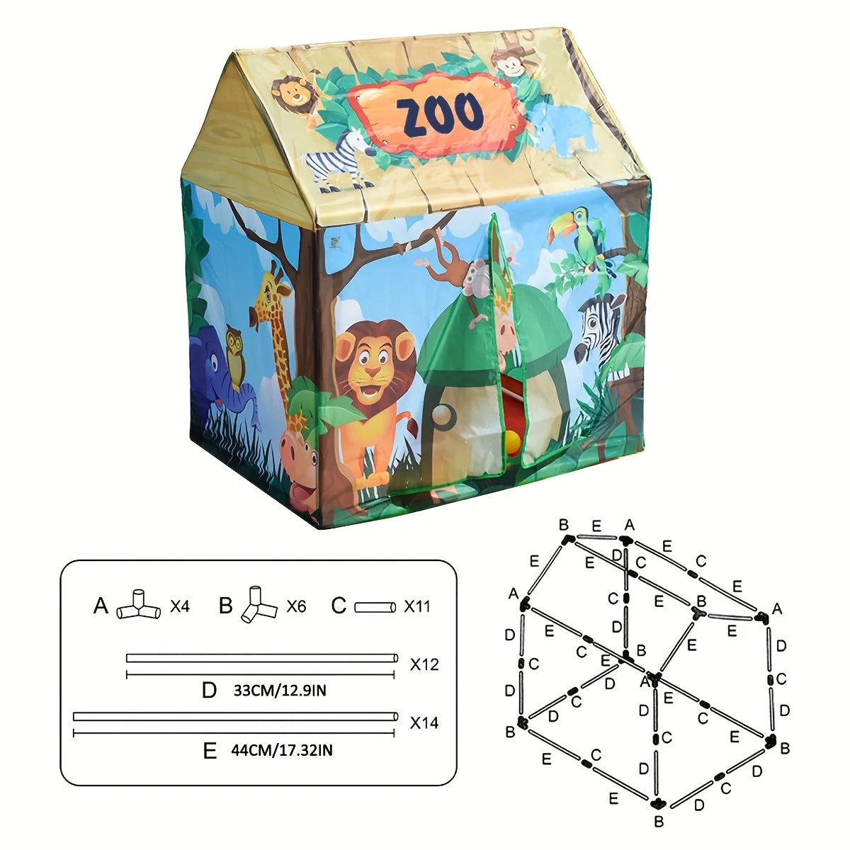 Children's Playhouse Tent | Indoor & Outdoor Fun for Kids
