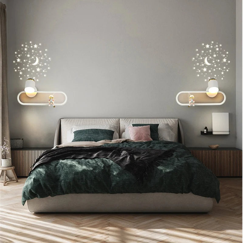 Elegante lámpara de pared LED con atenuación remota para espacios modernos