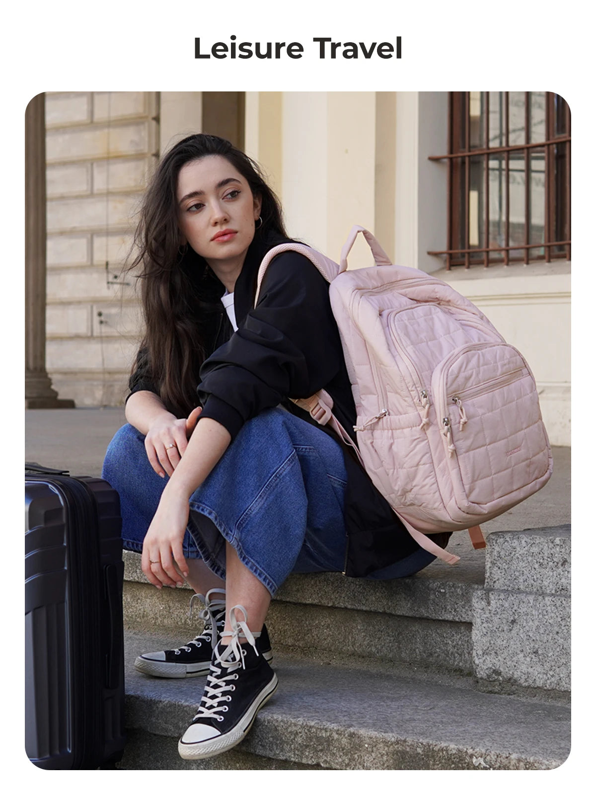 Stylish Water-Resistant Women's Travel Backpack | Perfect for College