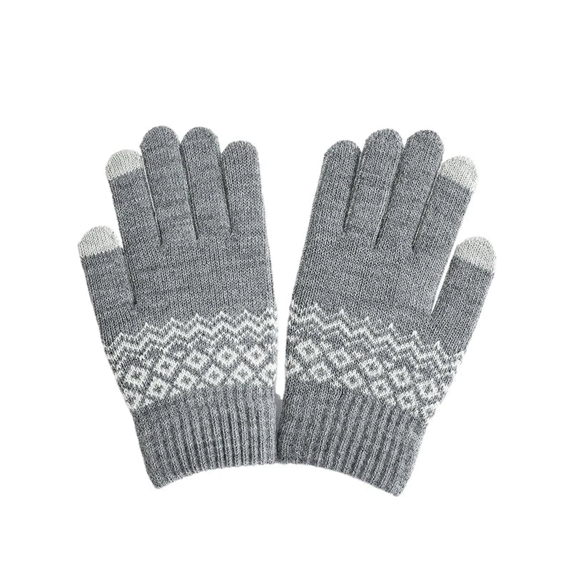 Warm Touch Screen Knitted Gloves | Essential Winter Gear