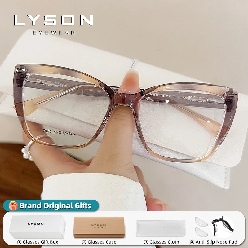 Stylish Cat Eye Blue Light Blocking Reading Glasses for Women
