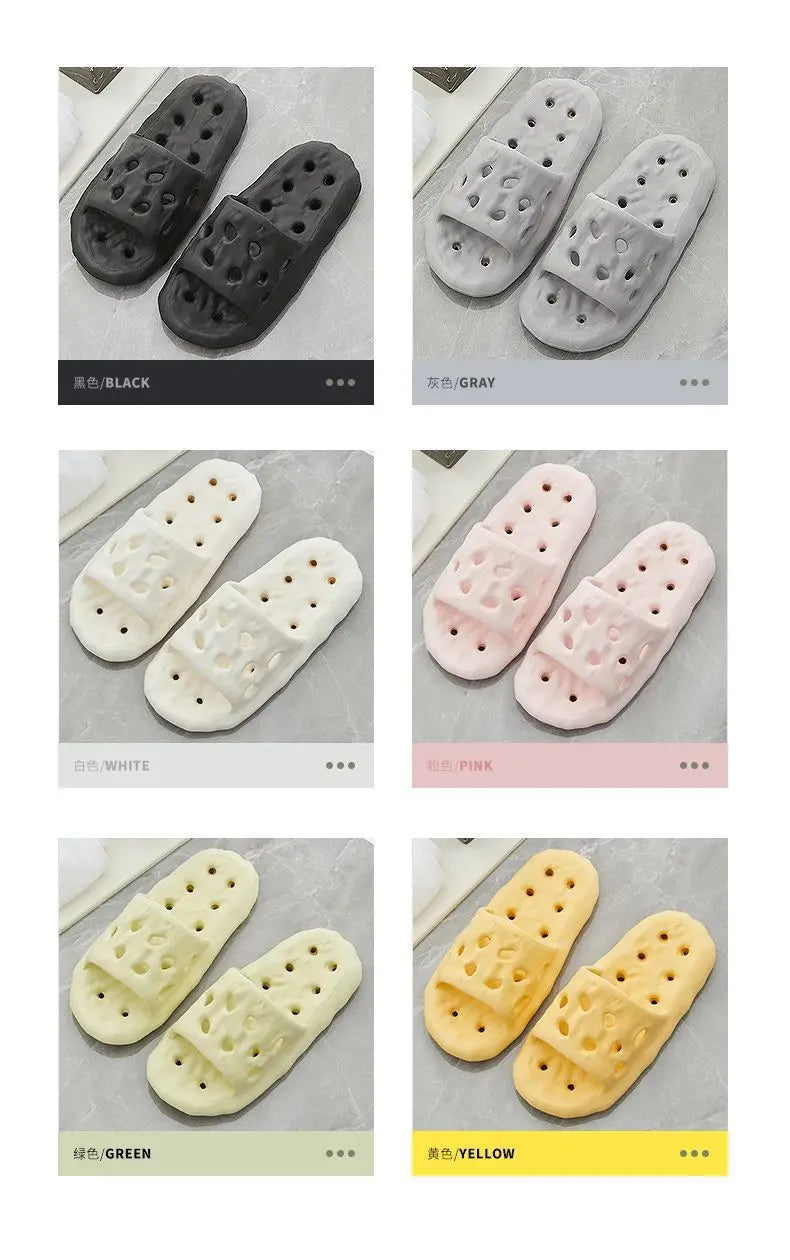Women's Hollow-Out Quick-Dry Bathroom Slippers | Comfortable Slides