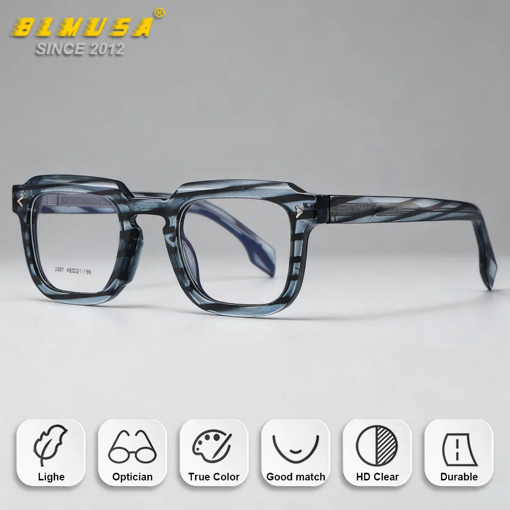 Retro Polygonal Prescription Glasses | Anti-Blue Light Eyewear