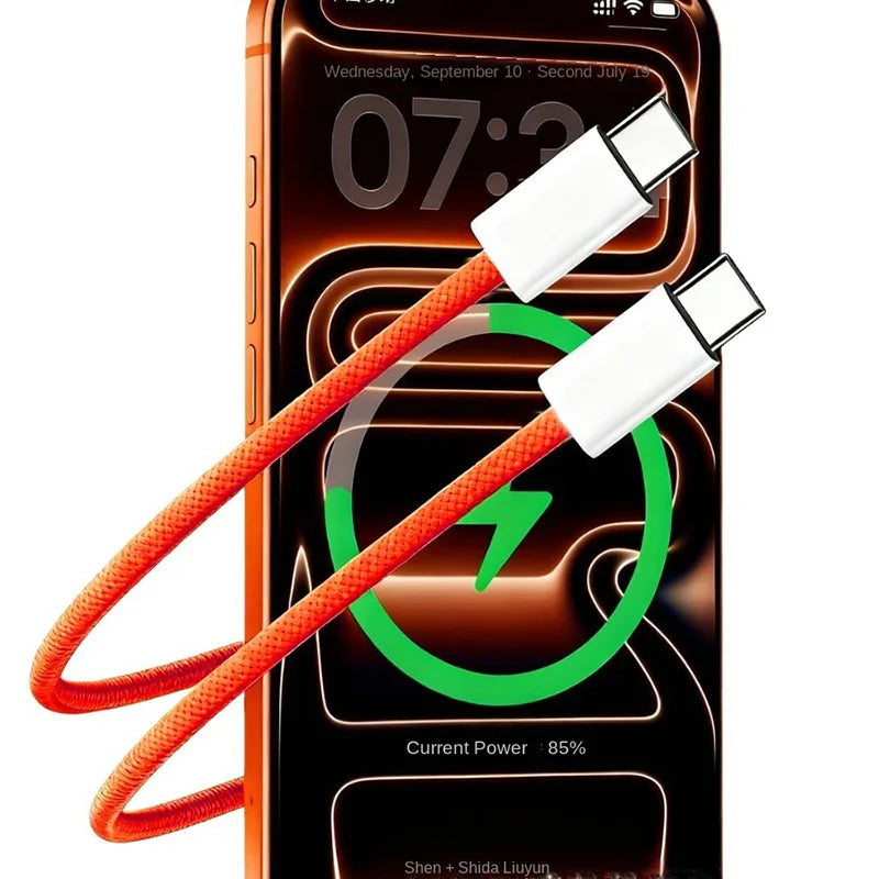 60W PD Fast Charging USB C to USB C Cable | Quick Charge Compatible