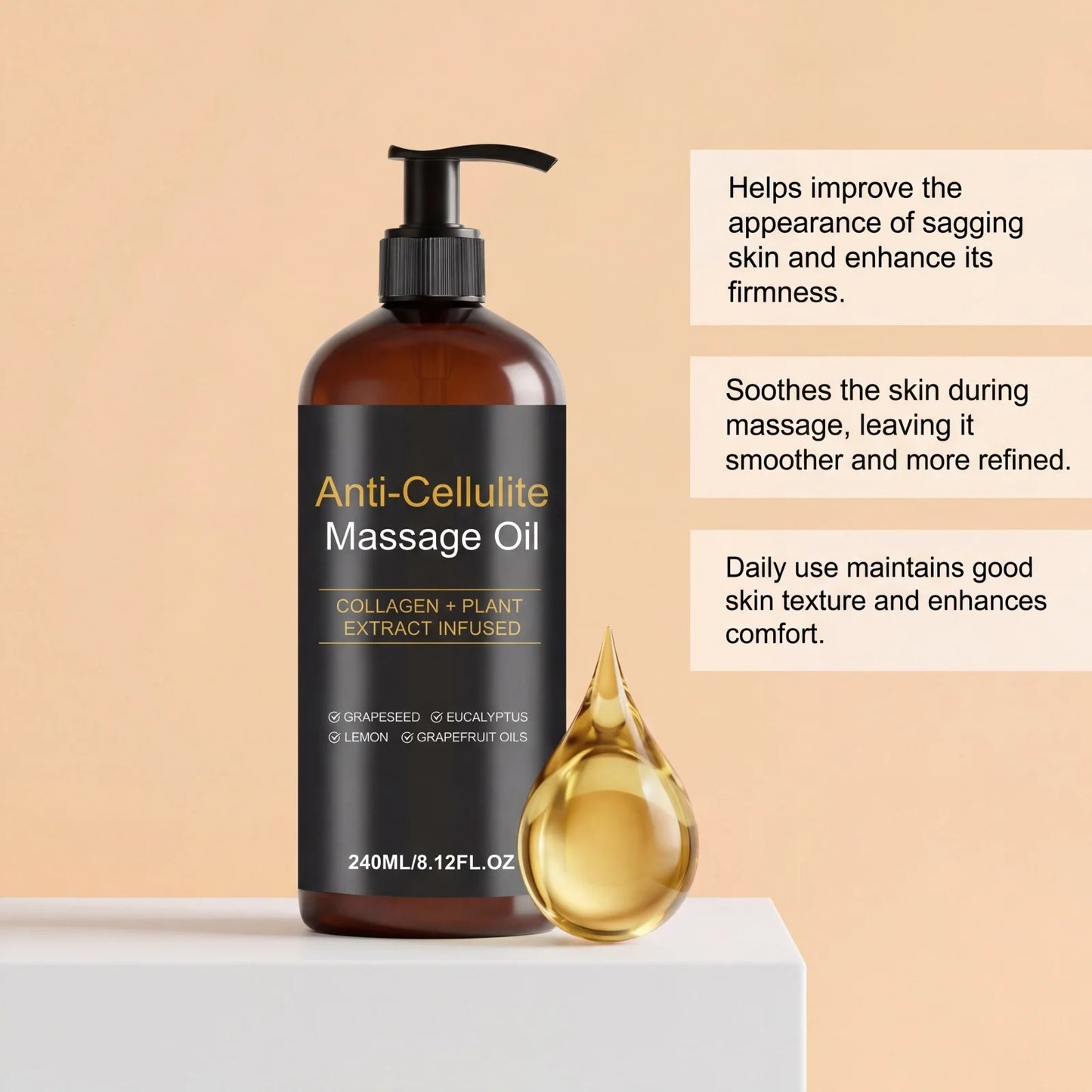 Collagen Firming Body Massage Oil | Smooth & Tone Skin