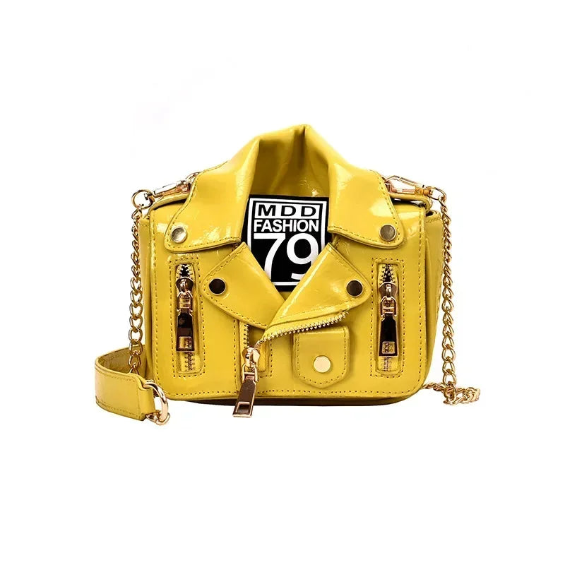 Luxury Motorcycle Shape Shoulder Messenger Bag for Women