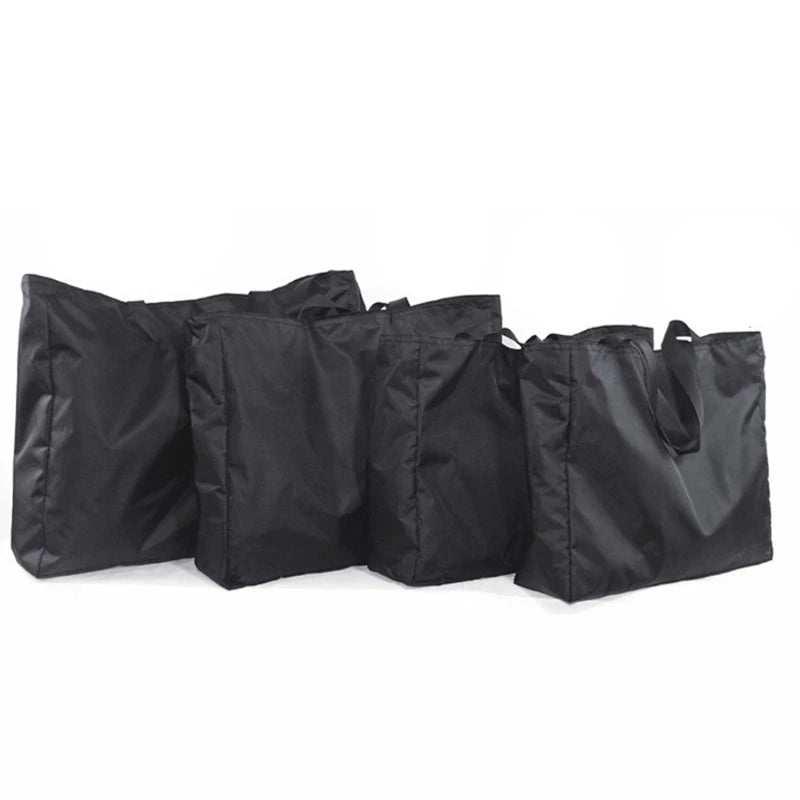 Large Capacity Reusable Zipper Grocery Totes | Washable Heavy Duty Bags