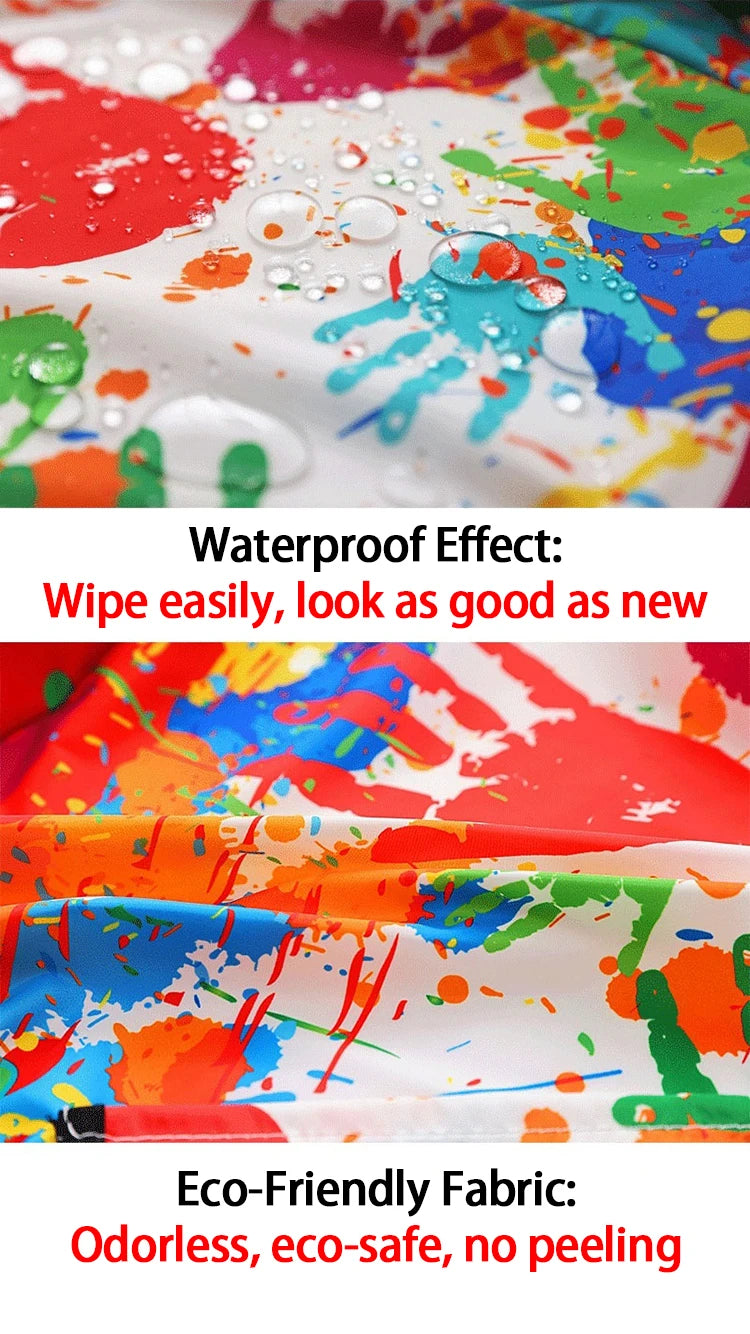 Waterproof Children's Art Apron | Long Sleeved Cover for Kids