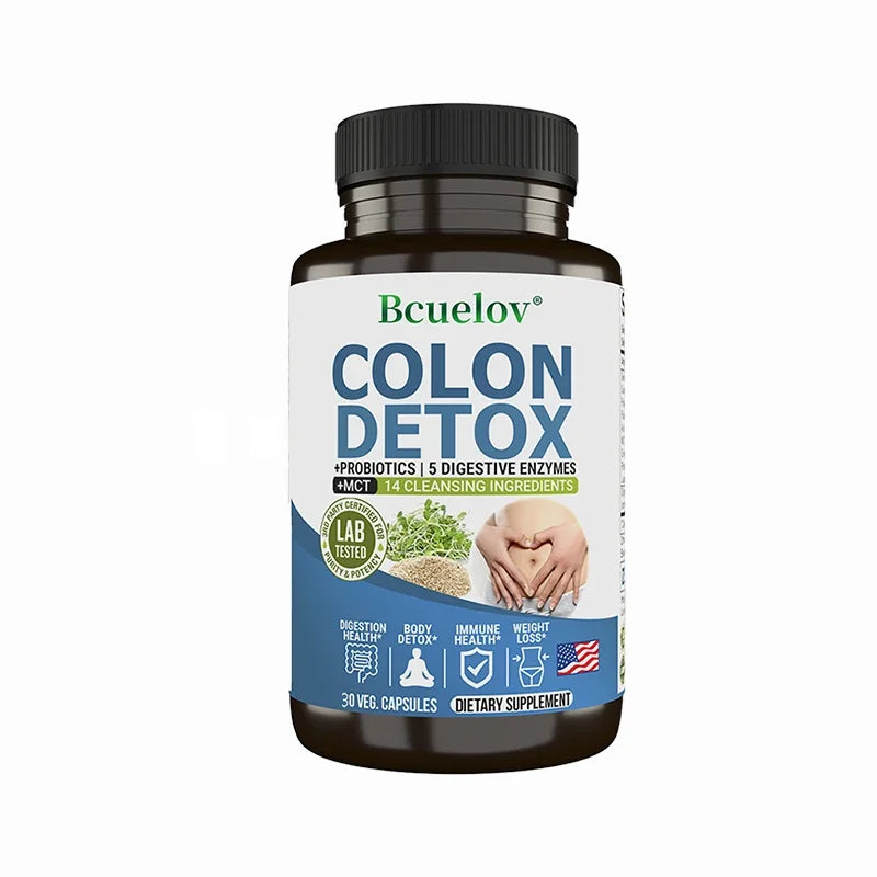 Natural Colon Cleanser Detox Supplement | Probiotic Digestive Support