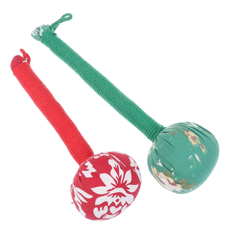 Long-Handled Wormwood Massage Hammer for Stress Relief