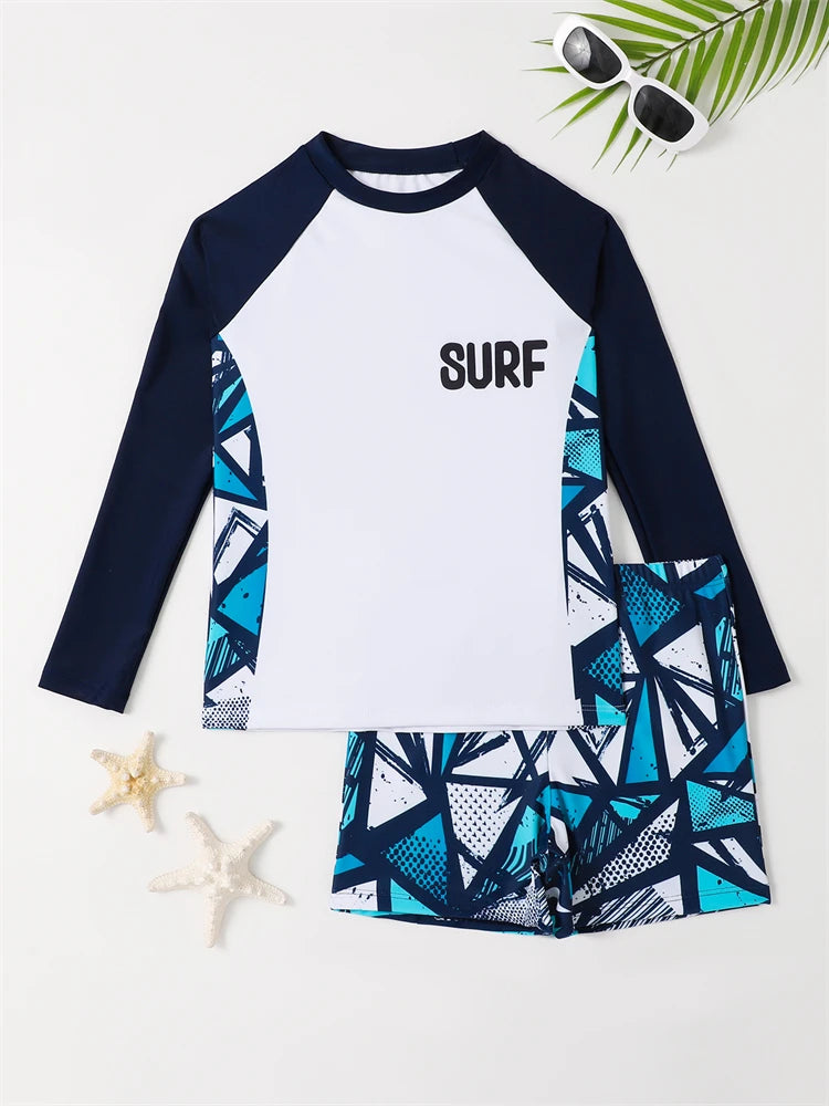 Boys Long Sleeve Swimwear | Stylish and Comfortable Beach Outfit