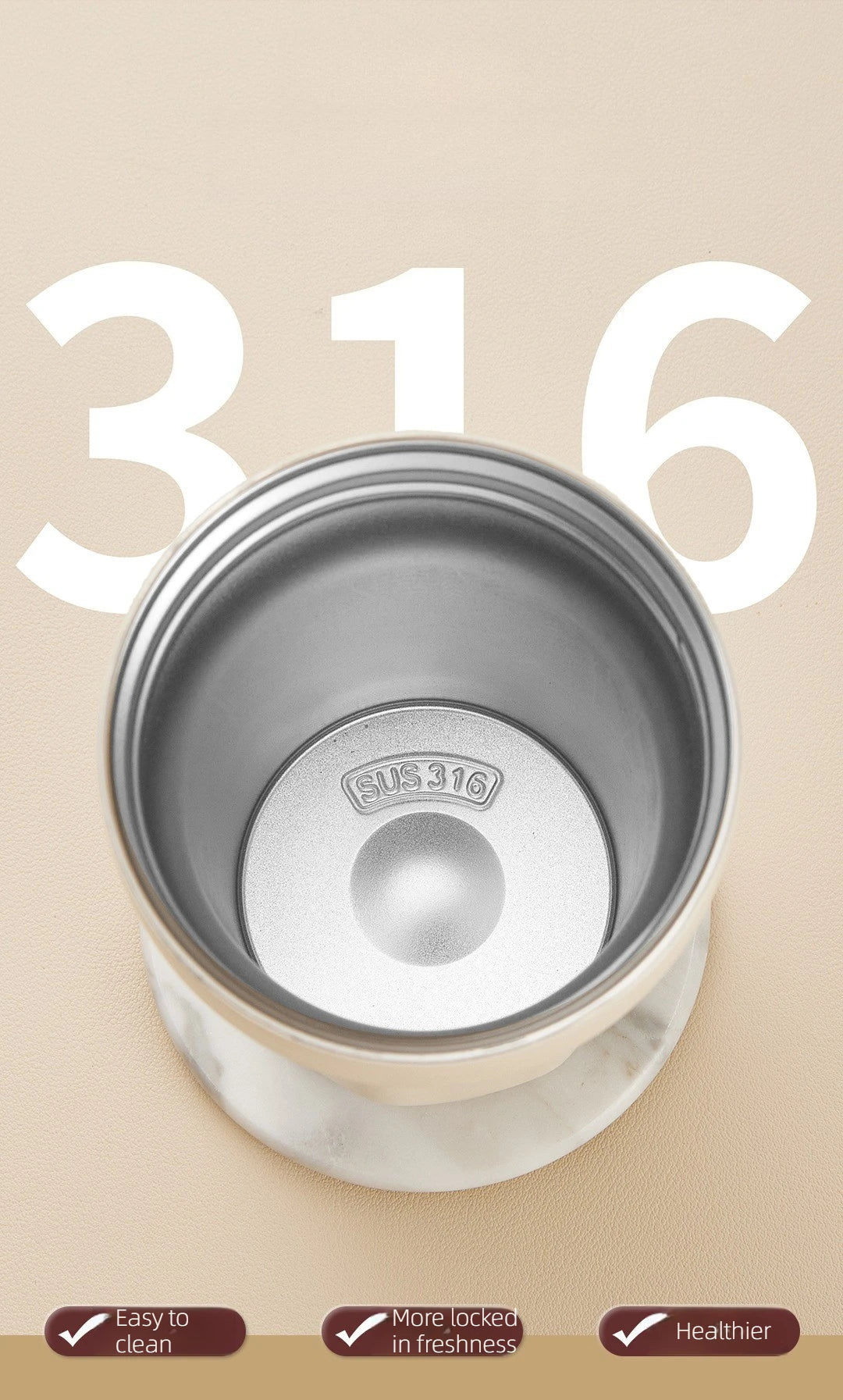 Vacuum Insulated Stainless Steel Travel Mug | Smart Temp Display