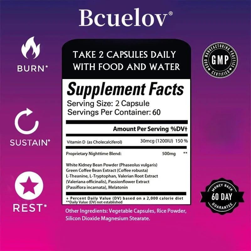 Best Nighttime Fat Burner | Natural Appetite Suppressant & Booster
