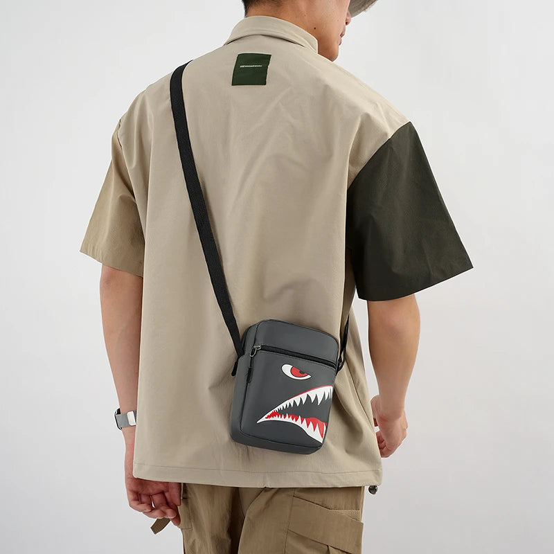 Men's Casual Oxford Crossbody Bag | Stylish Adjustable Travel Pouch