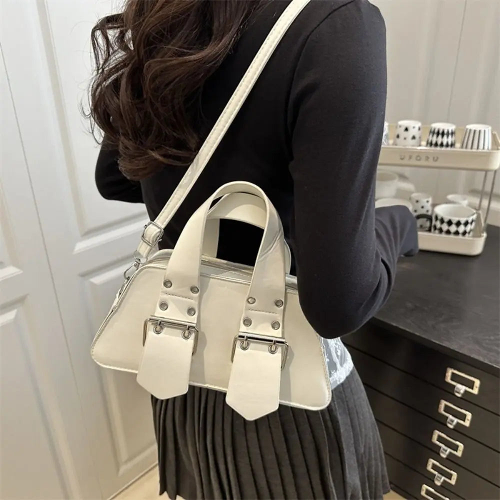 Vintage Gothic Cross Body Bag | Retro PU Leather Handbag