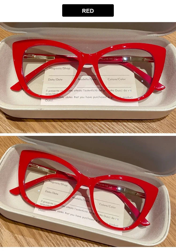 Fashion Cat Eye Blue Light Reading Glasses for Women