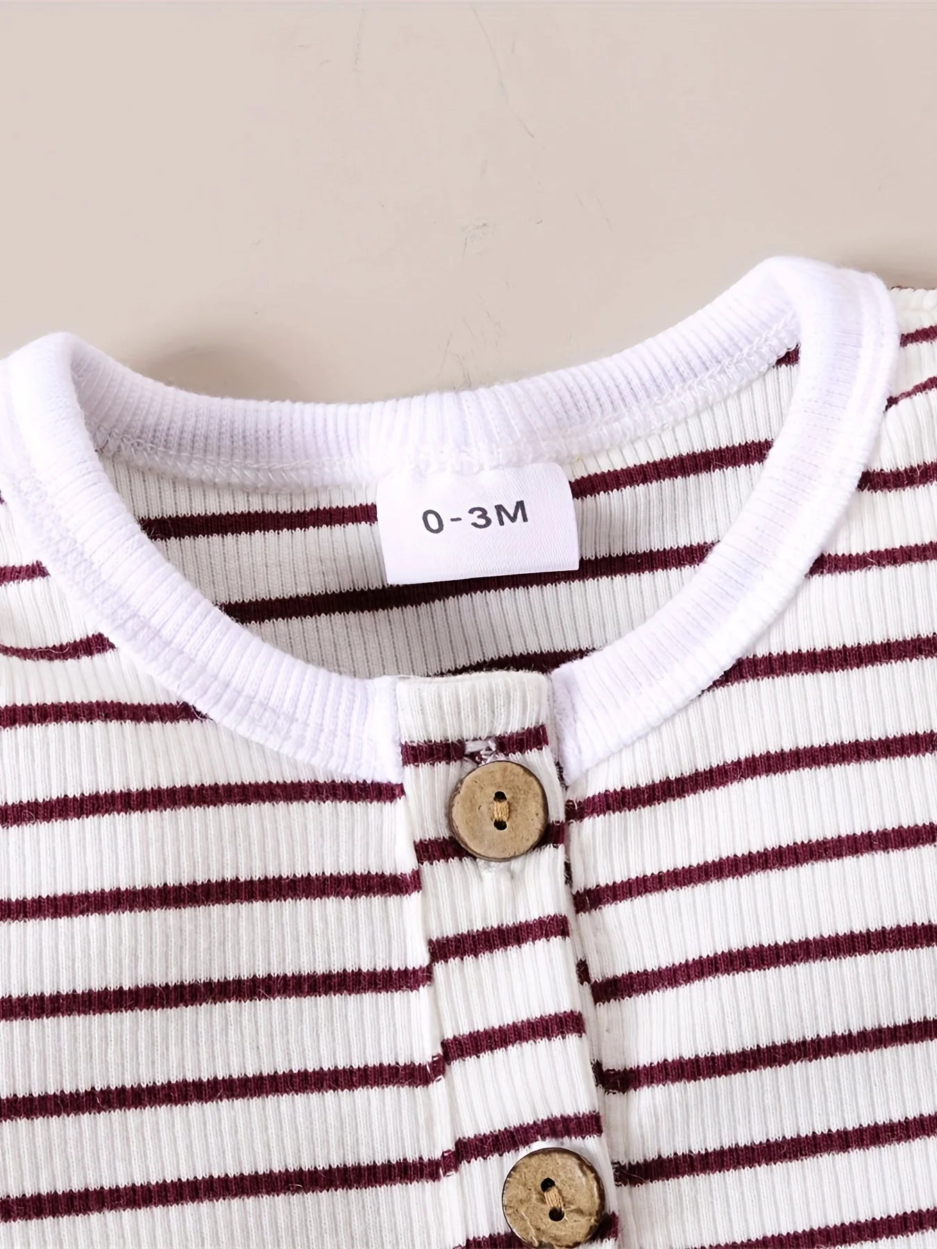 Summer Baby Stripe Short Sleeve Onesie | Color Block Romper Suit