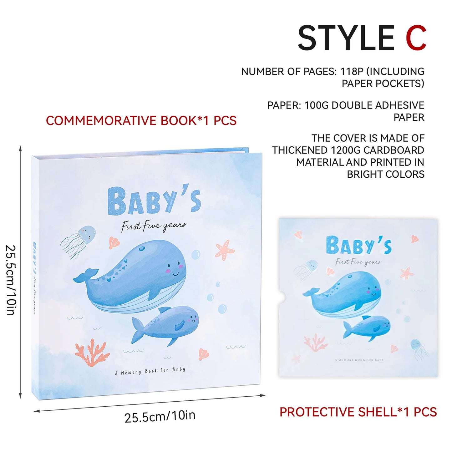 Baby Pregnancy Memory Book | DIY Family Growth Scrapbook Album