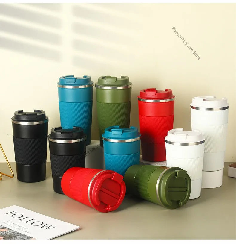 380/510ML Stainless Steel Thermal Mug | Insulated Coffee Tumbler