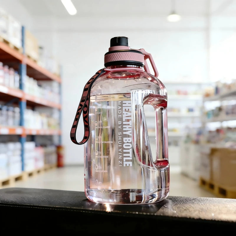 2.2L Large Capacity Gradient Sports Water Bottle for Fitness