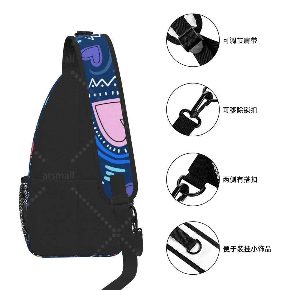 Lightweight Crossbody Sling Bag for Travel & Outdoor Activities