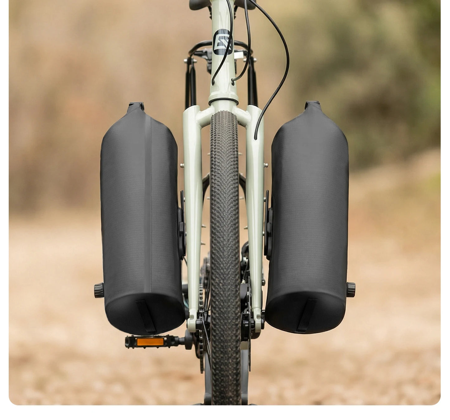 Heavy Duty Waterproof Compression Bike Bag | Quick Release Fork Pack