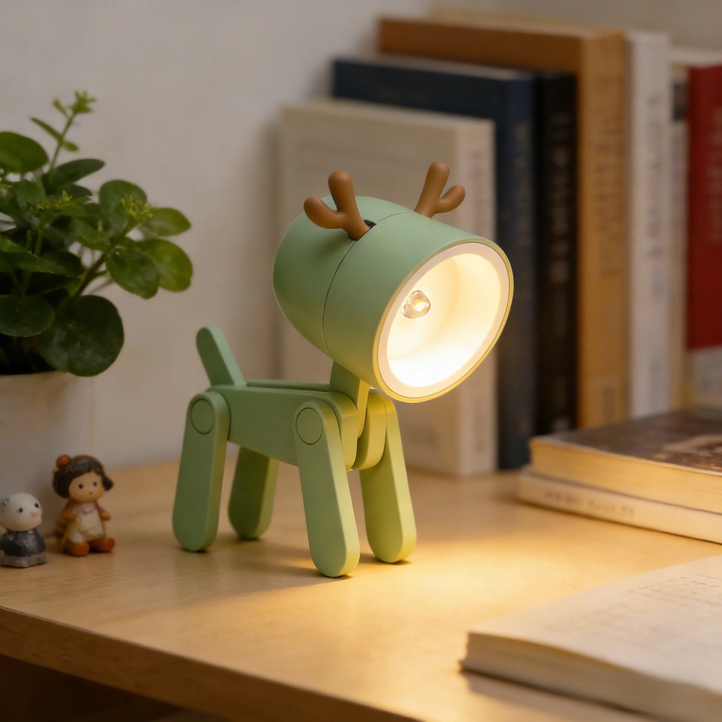 Cute Adjustable Cartoon Night Light for Kids' Bedroom Decor