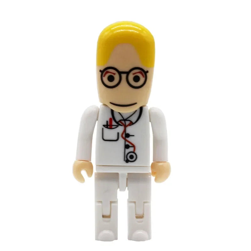 Mini Cartoon Doctor USB Flash Drive | Fun & Functional Storage