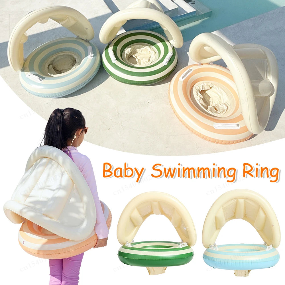 Inflatable Pool Float for Kids | Baby Swim Seat Ring for Water Fun