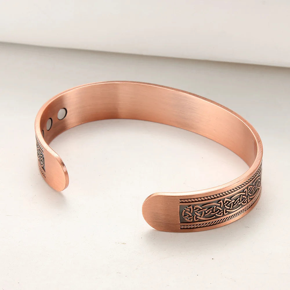 Powerful Magnet Copper Life Tree Bracelet | Adjustable Copper Jewelry