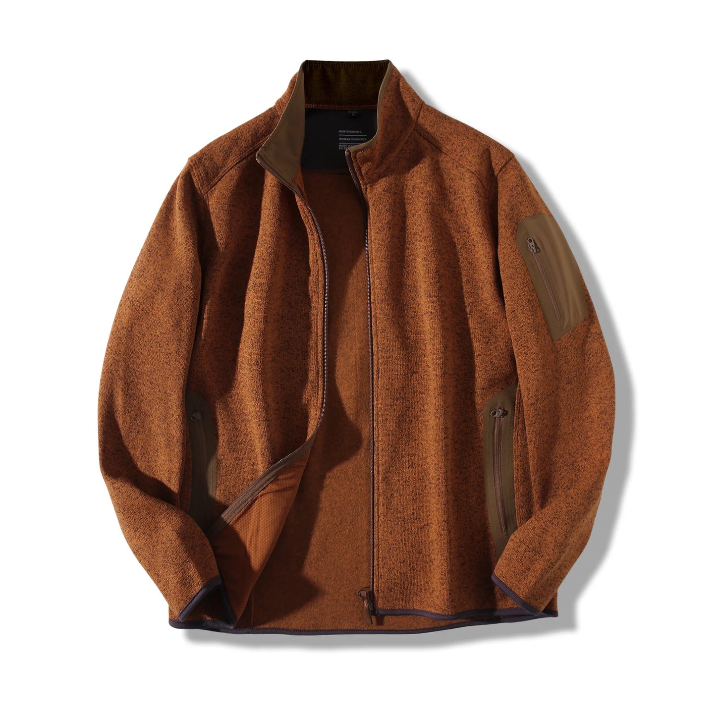 Unisex Winter Fleece Zipper Hoodie | Warm Outdoor Jacket