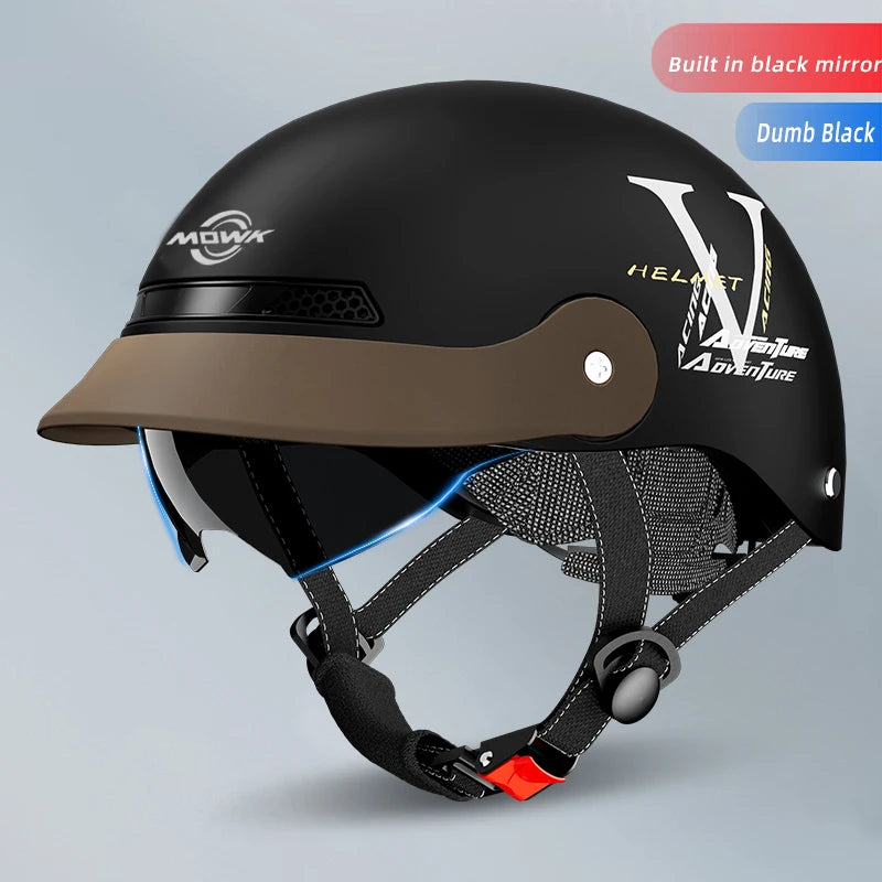 Summer Breathable Open Face Motorcycle Helmet for Adults