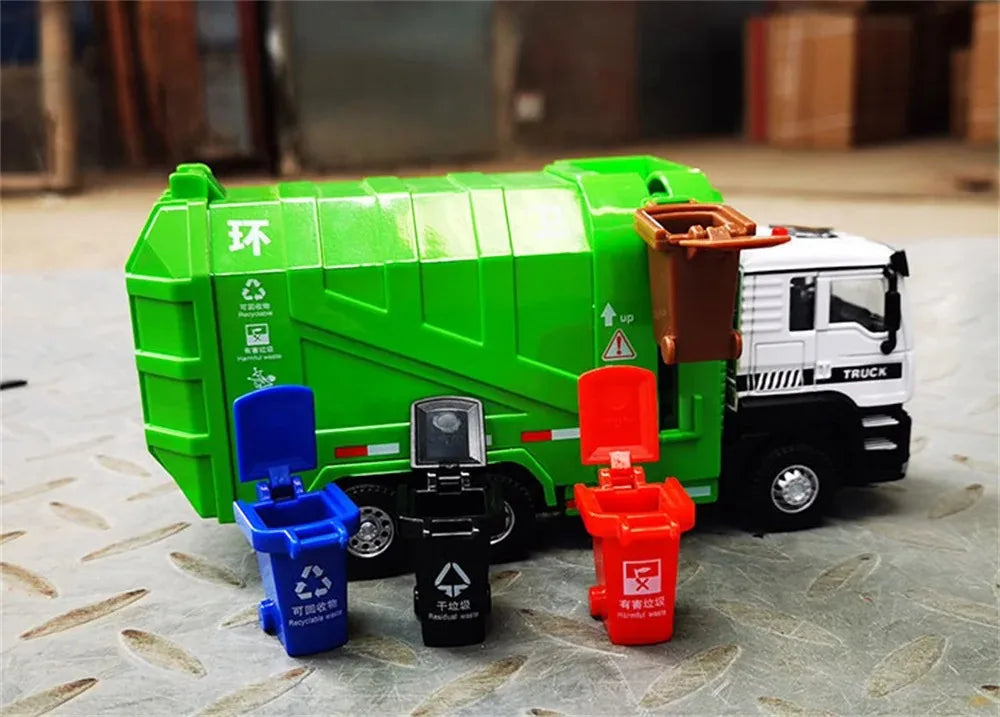 Electric Vacuum Cleaner Garbage Truck Model Toy for Kids
