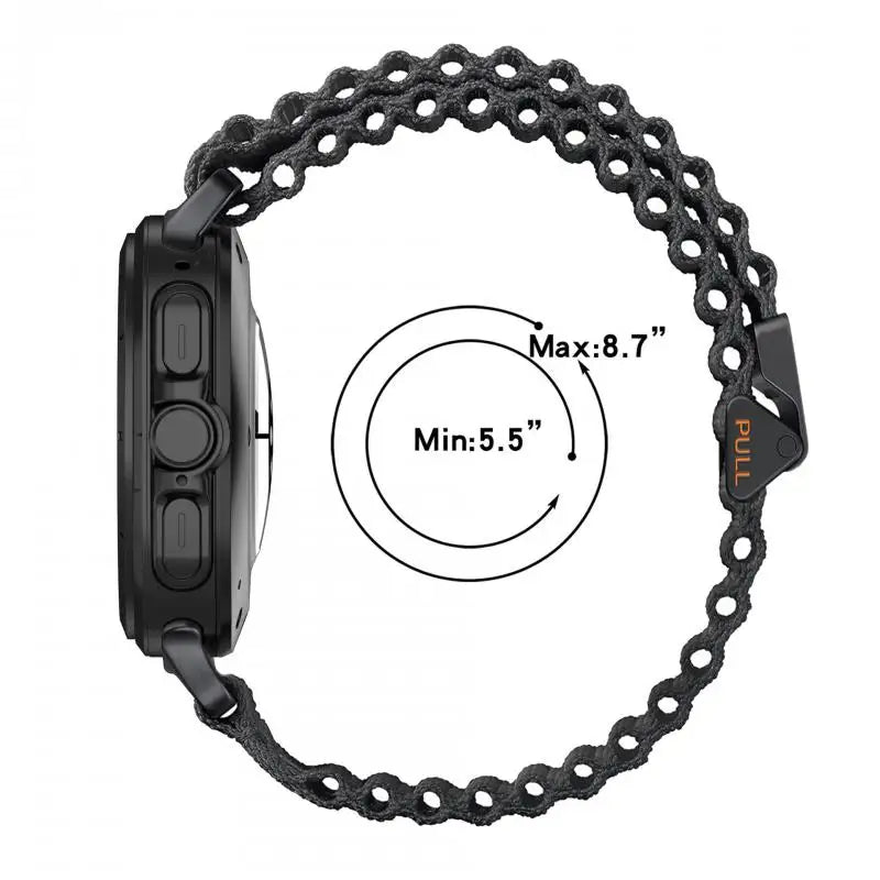 Sports Trail Band for 47mm Smartwatch | Durable Nylon Loop Strap