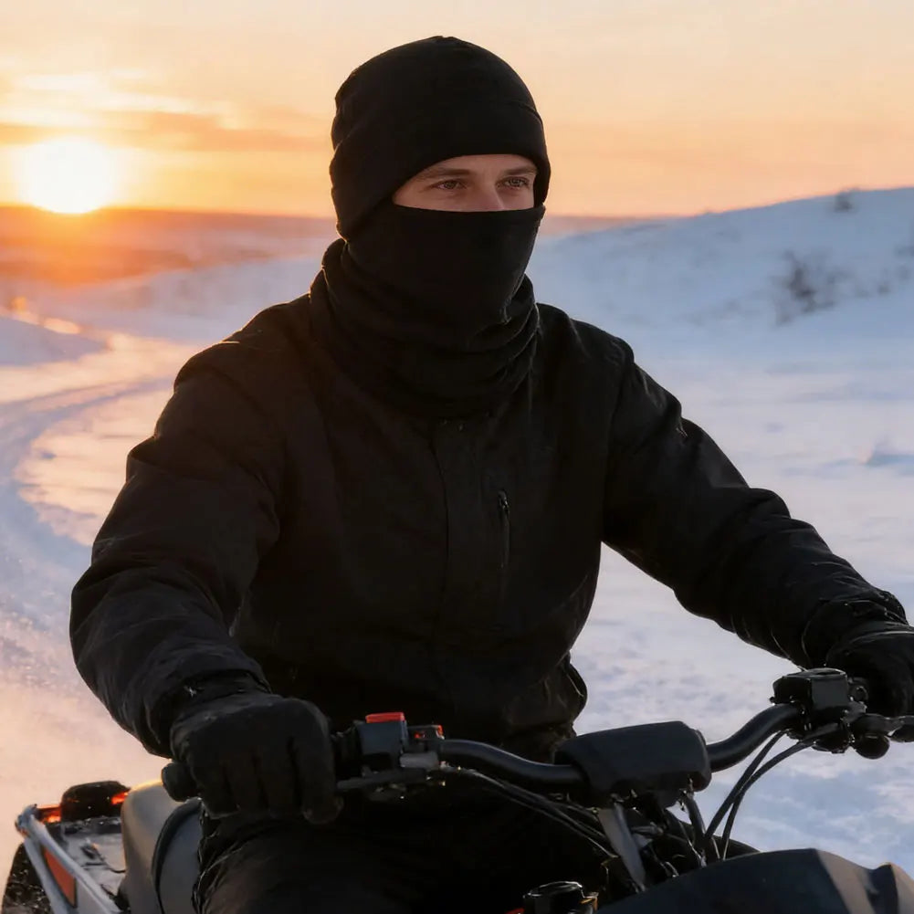 Unisex Winter Fleece Balaclava Set | Versatile Thermal Hat & Scarf