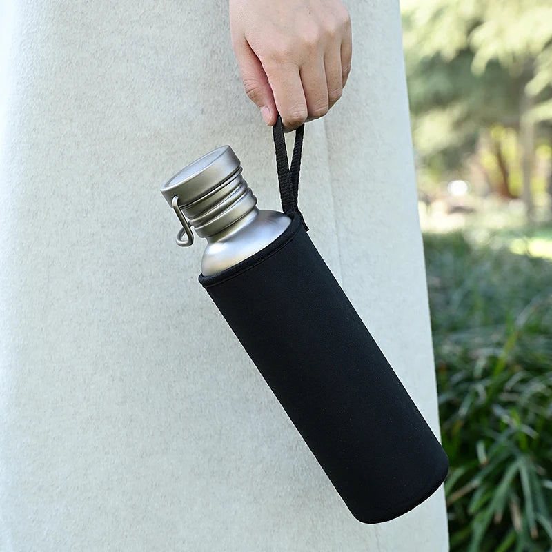 Durable Titanium Water Bottle for Outdoor Adventures | Sports Cycling Hiking