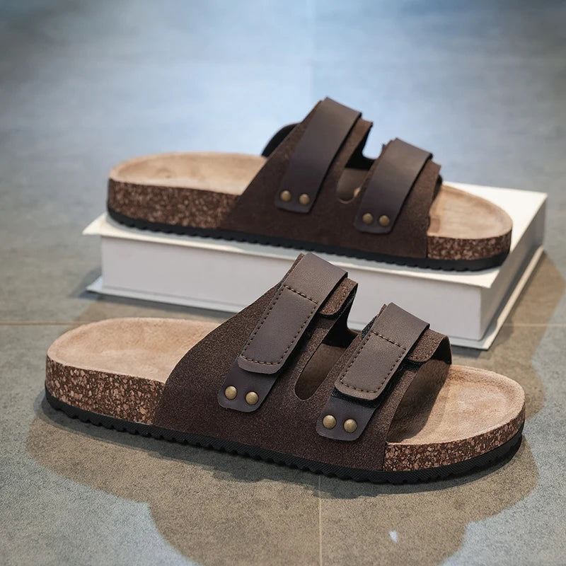 Men's Sandals, Fashionable and Versatile Casual Sandals for Couples, Suitable for Walking and Leisure, Suitable for Indoor and Outdoor Use, Beach-Friendly, Unisex, Suitable for All Seasons