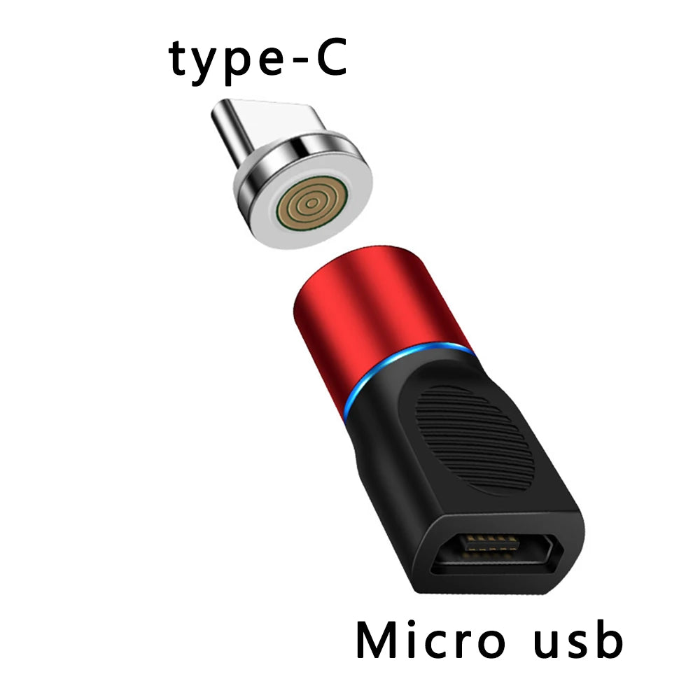Magnetic Micro to Type C Adapter | Lightning Converter for Devices