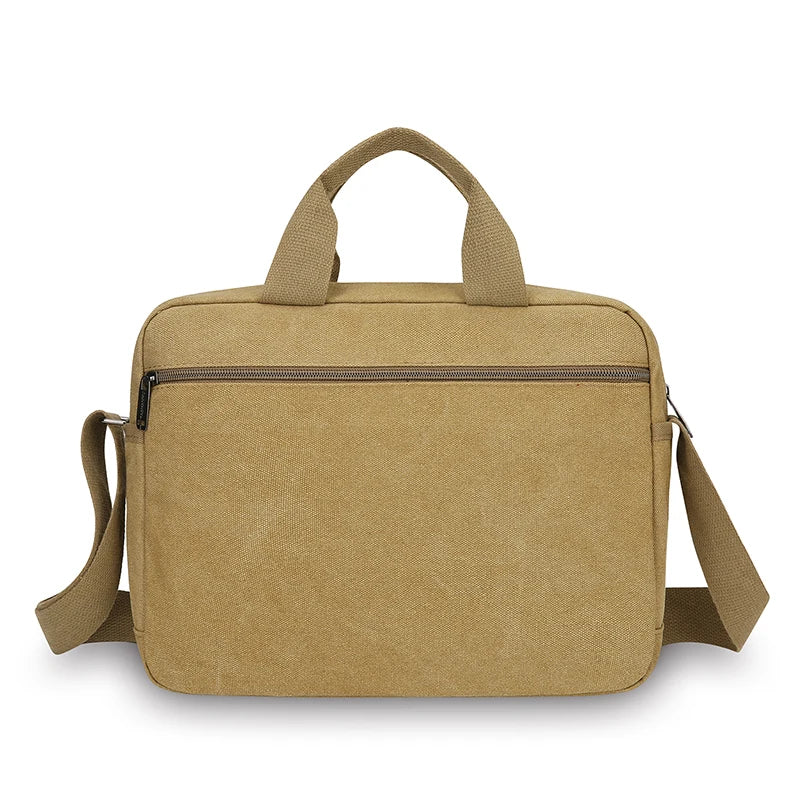 Men's Casual Canvas Shoulder Bag | Lightweight Crossbody Tote