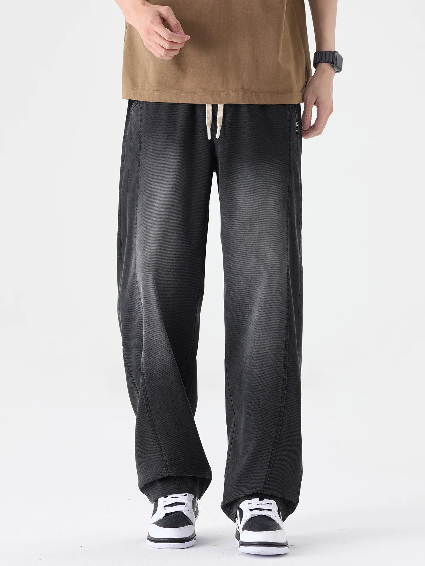 Men's Summer Lyocell Fabric Jeans | Elastic Waist Loose Fit