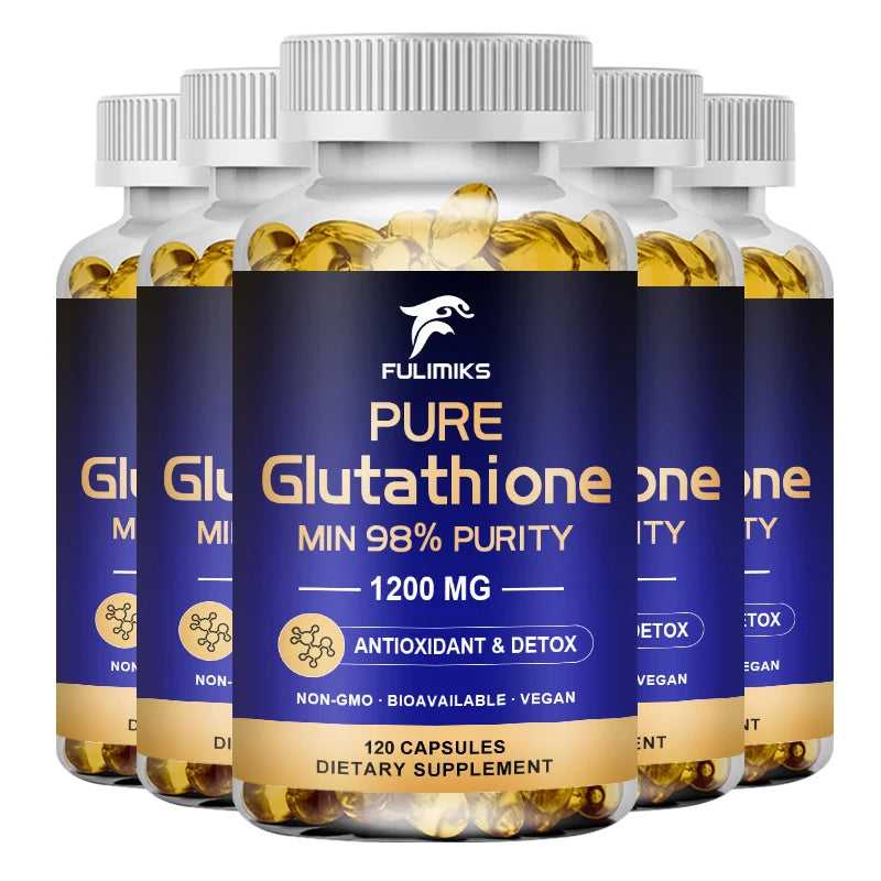 Pure Glutathione Capsules | Support Detox, Antioxidant & Anti-Aging
