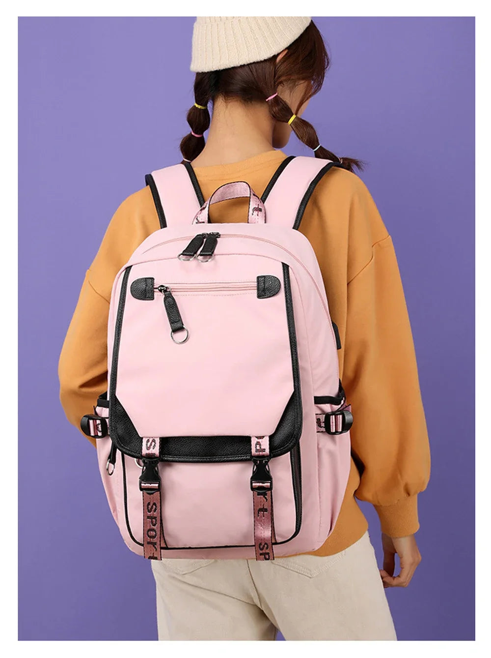 Cute Anime Cat Kawaii Backpack for Girls | Perfect Back to School Bag