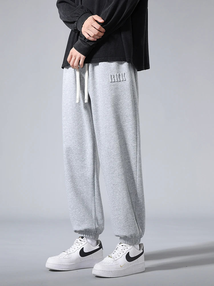 Big Size Men's Tapered Sweatpants | Comfortable Jogger Pants