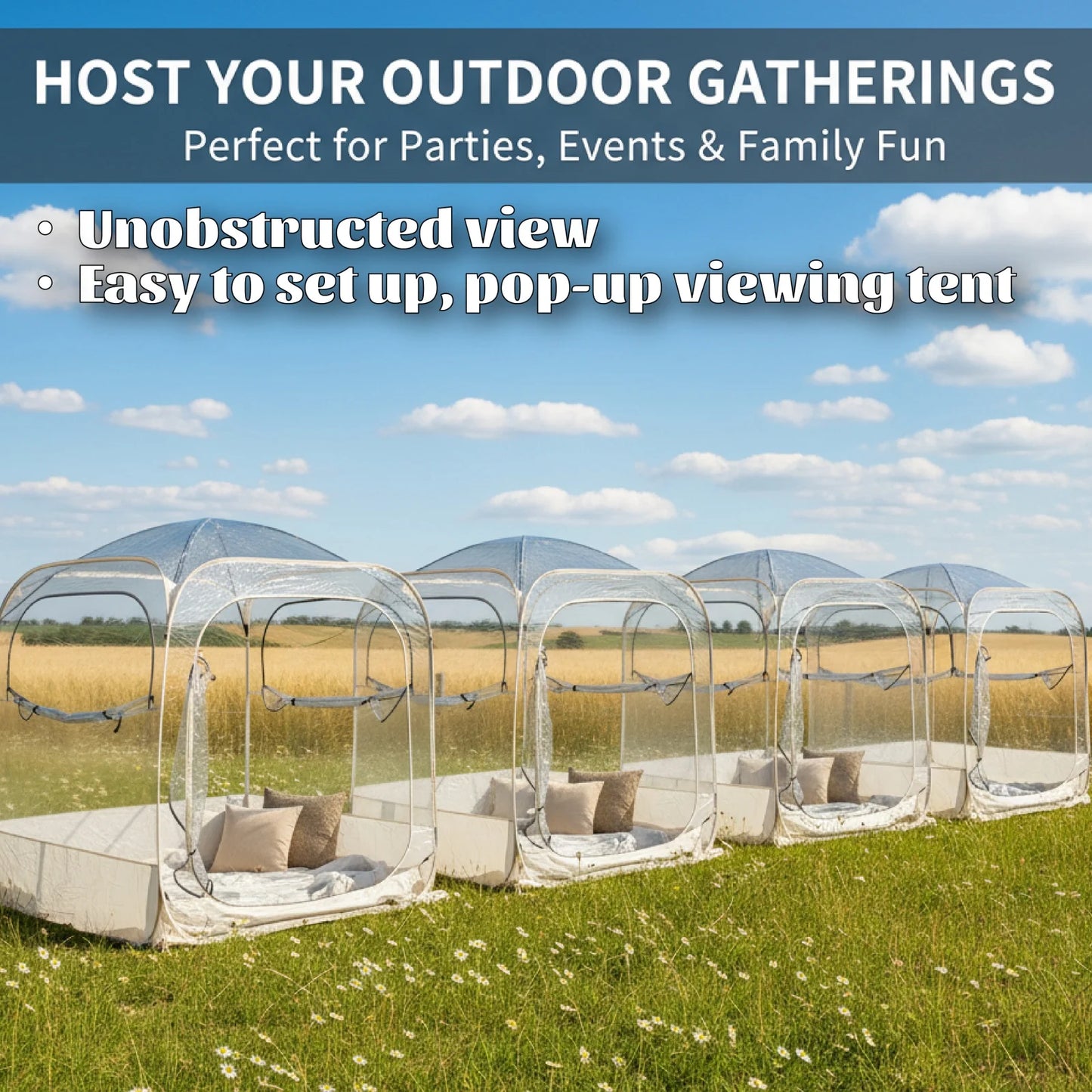 Portable Pop-Up Bubble Tent | Windproof Outdoor Shelter